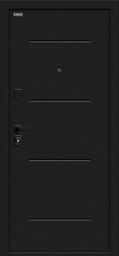 Дверь Граффити-1 Инсайд/SBlack Букле черное/Look Art BR6222