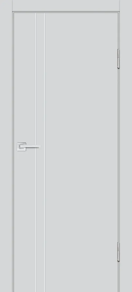 Межкомнатная дверь P-20 AL  молдинг Сапфир матовый